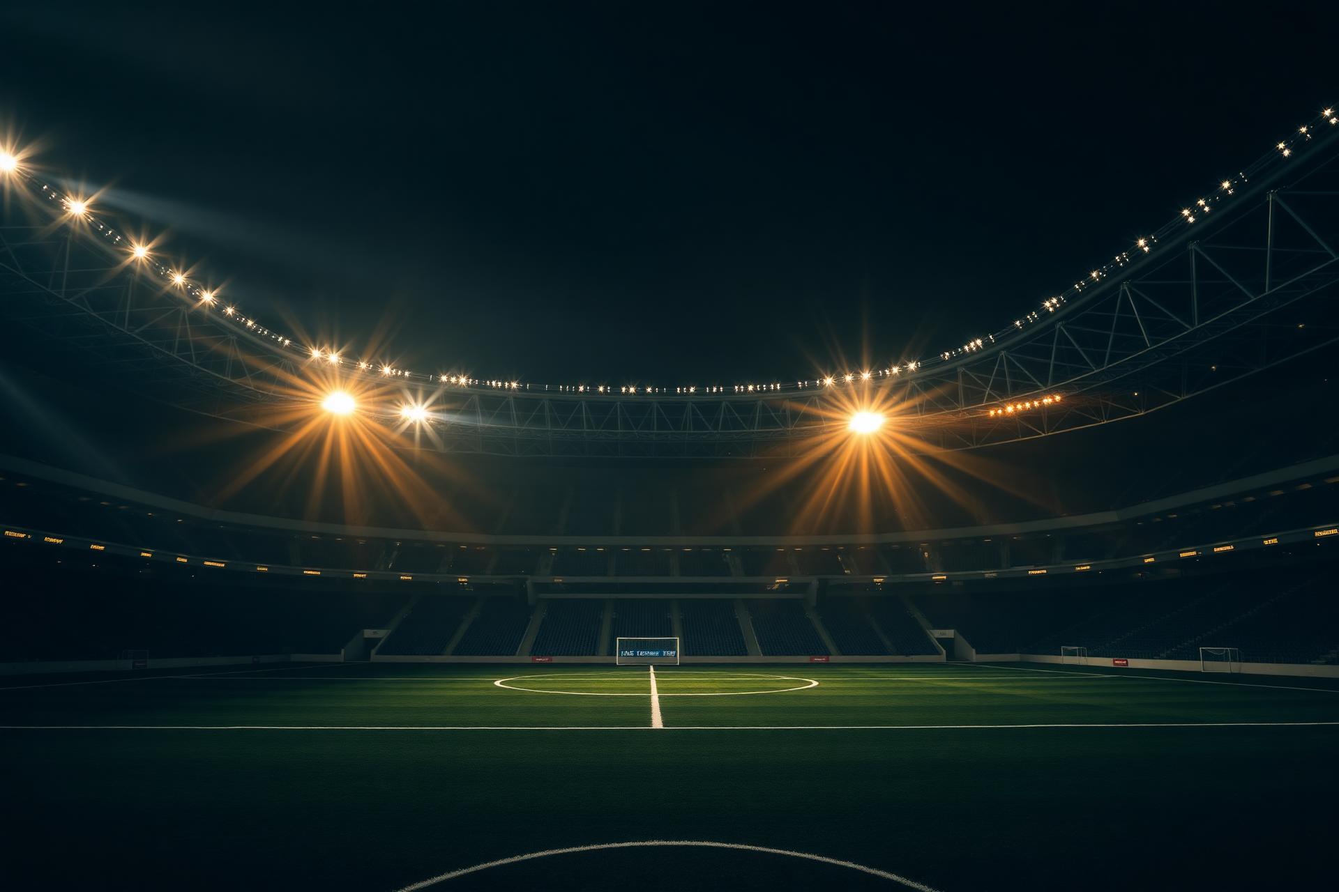 Stadium at night